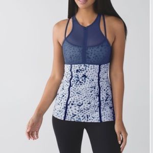 Lululemon Pedal Pace Mesh Luxtreme Tank